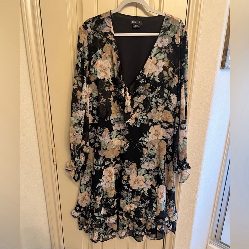 Floral Chiffon Dress